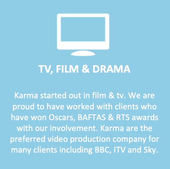 What we do - Film, TV and Drama