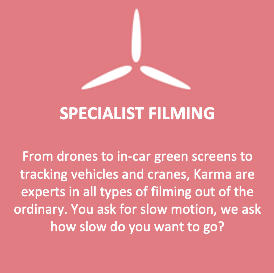 What we do - Specialist Filming