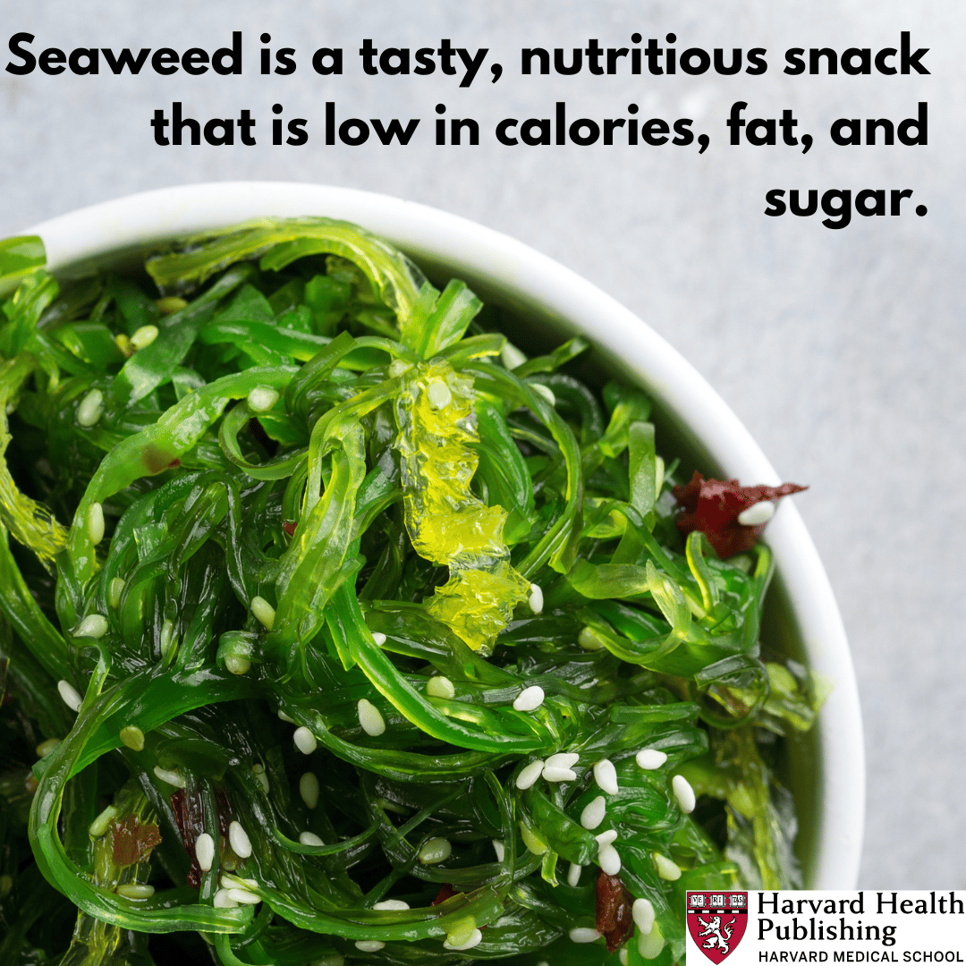bowl of seaweed on a table