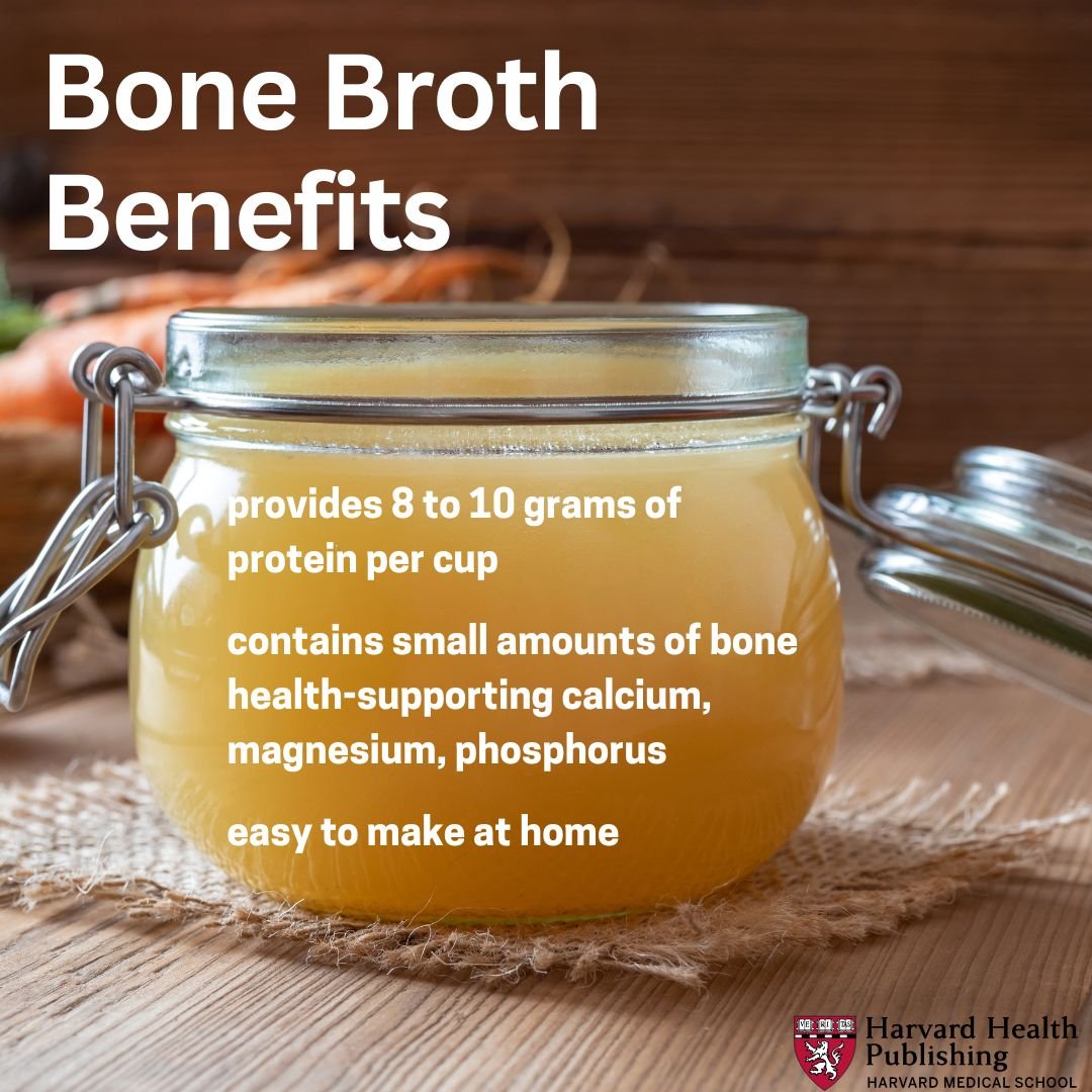 Bone broth in a mason jar