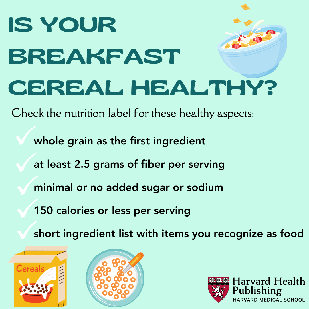 graphic of text with graphics of cereal bowl and cereal box