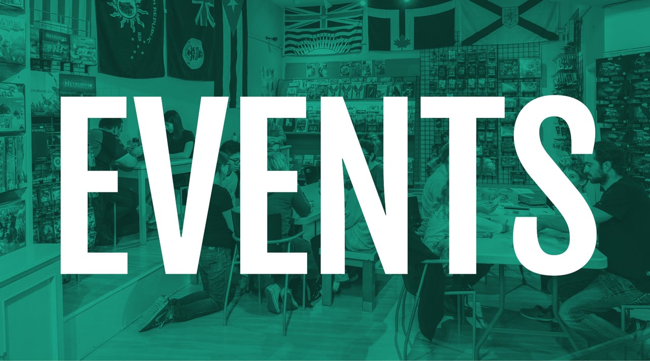 Rain City Games events calendar