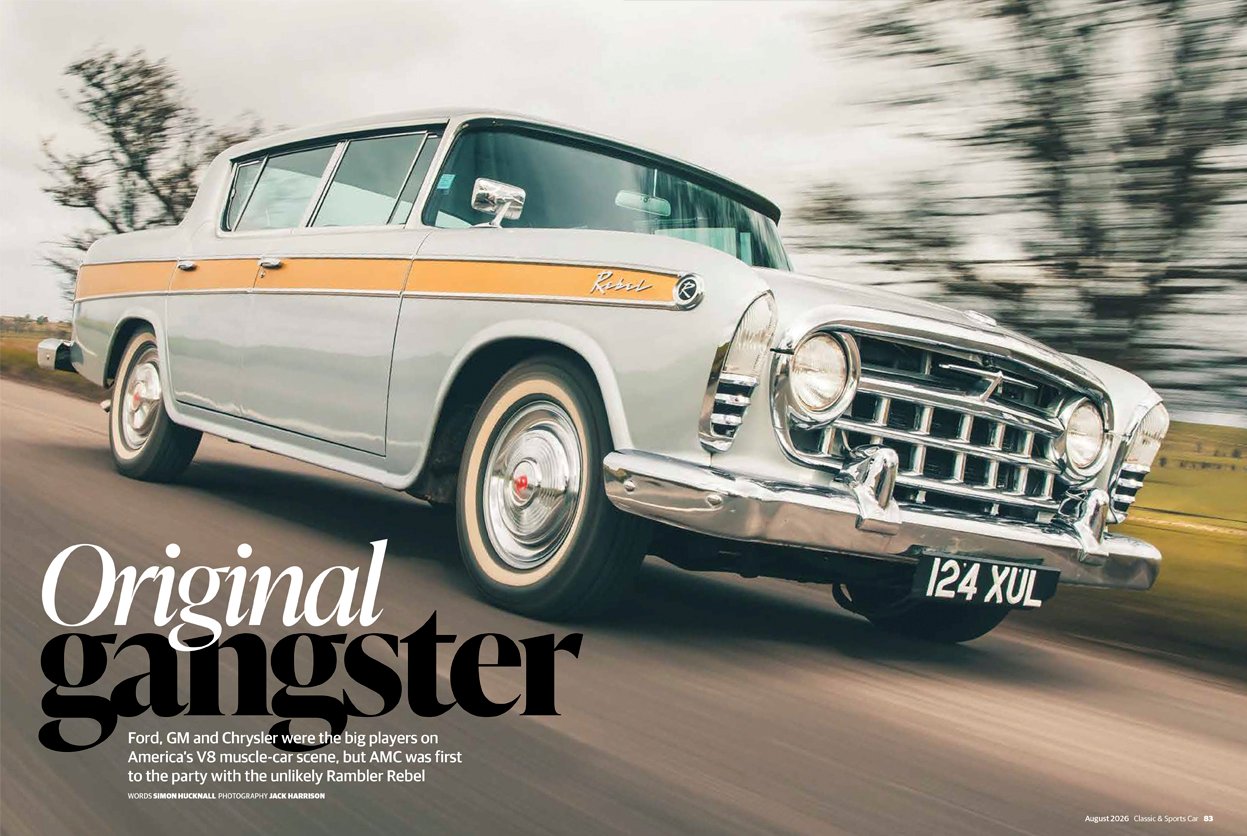 AMC Rambler in the August 2026 Classic & Sports Car