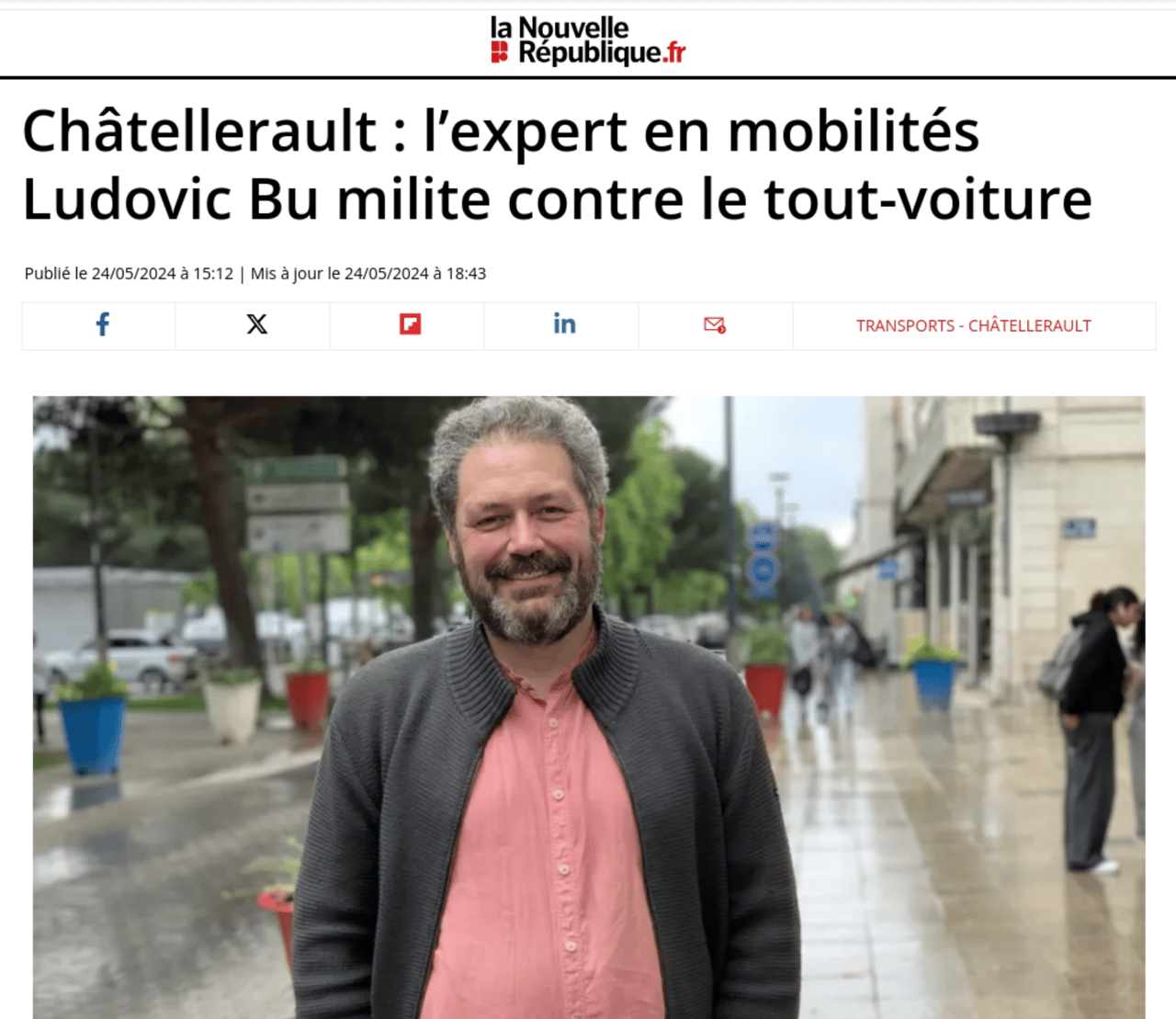 Lien vers l'article de la Nouvelle République