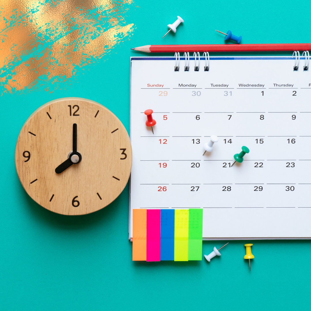 Photo of a calendar 