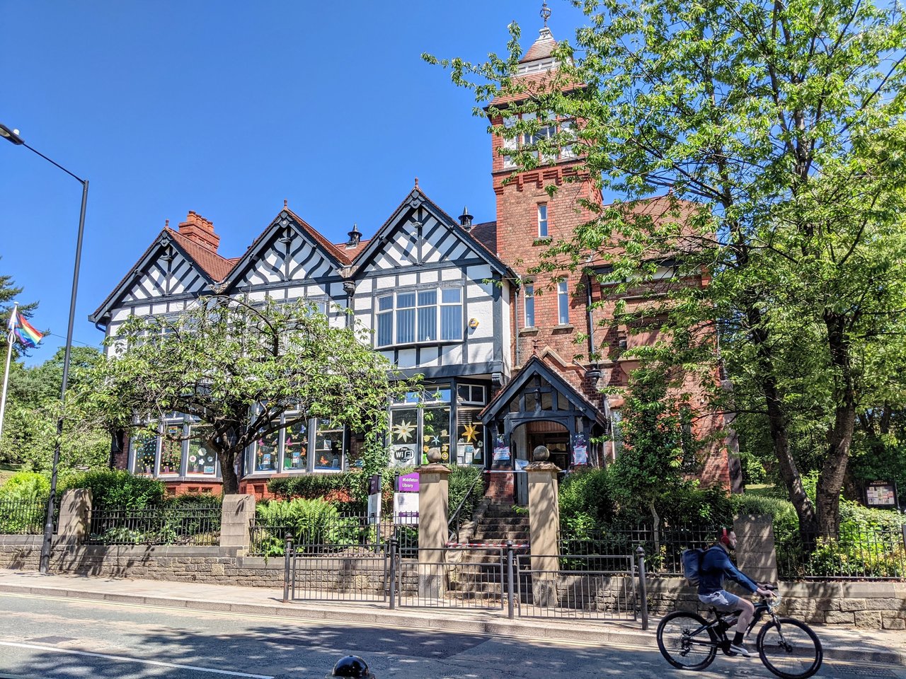 Middleton Library in the sun