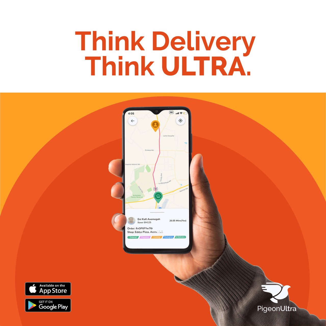 Download the PigeonUltra app now