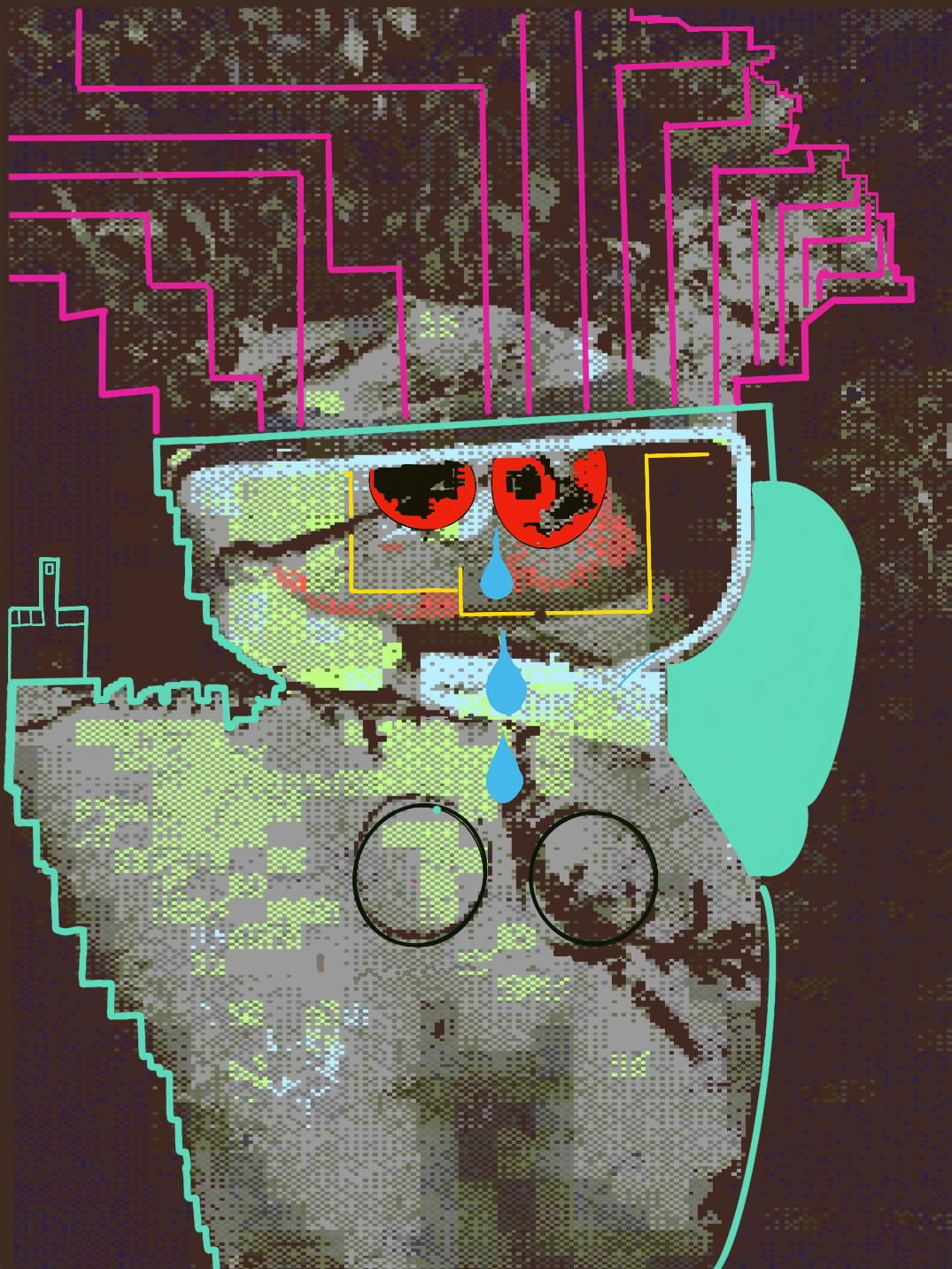abstract art nft APRI LINK SOTTO