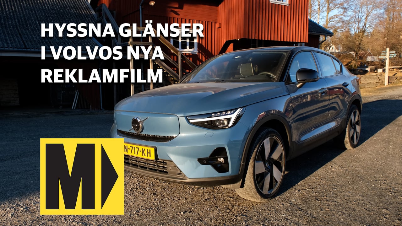 Hyssna glänser i Volvos nya reklamfilm