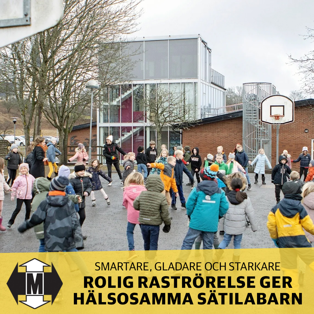 Rolig raströrelse ger hälsosamma Sätilabarn