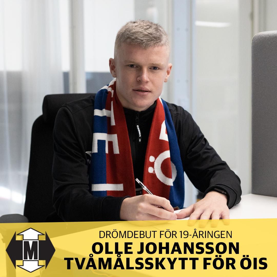 Drömdebuten: Olle Johansson, 19, tvåmålsskytt för Öis