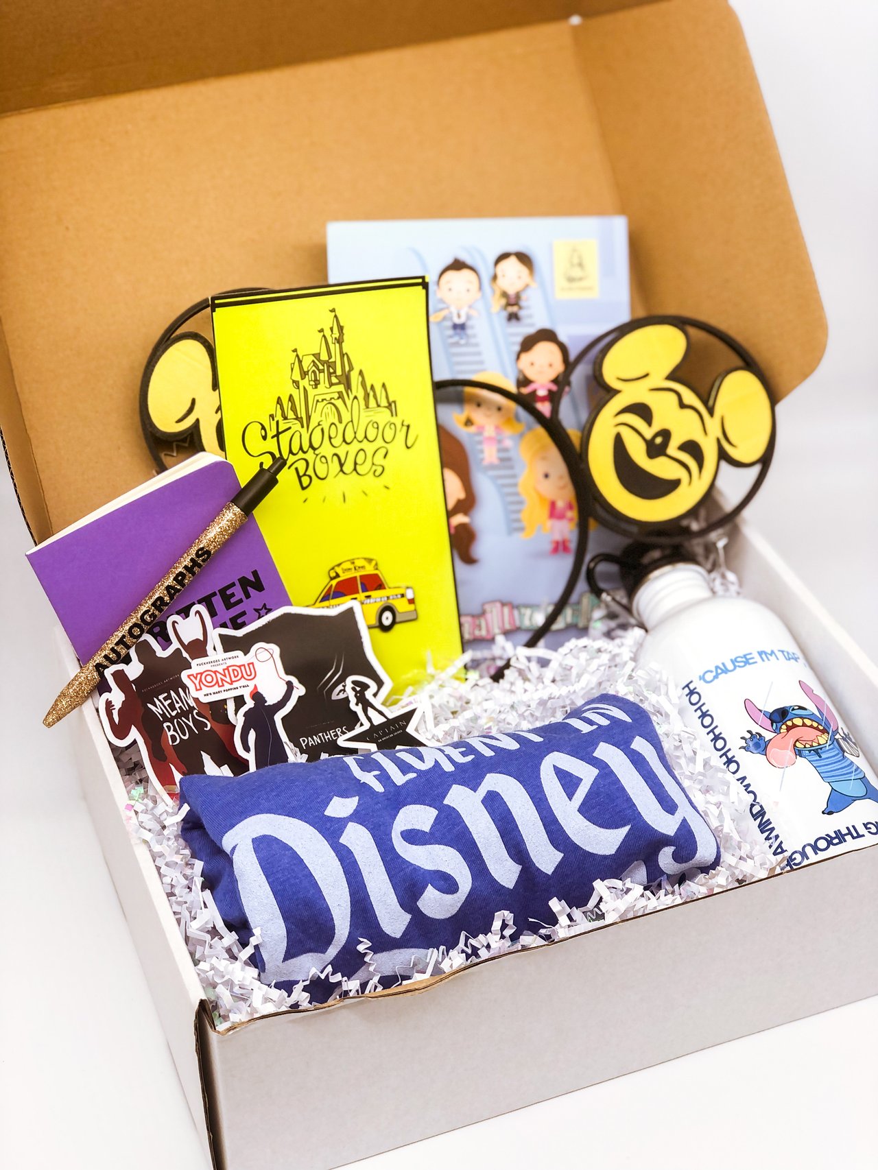 Disney and Broadway themed merch