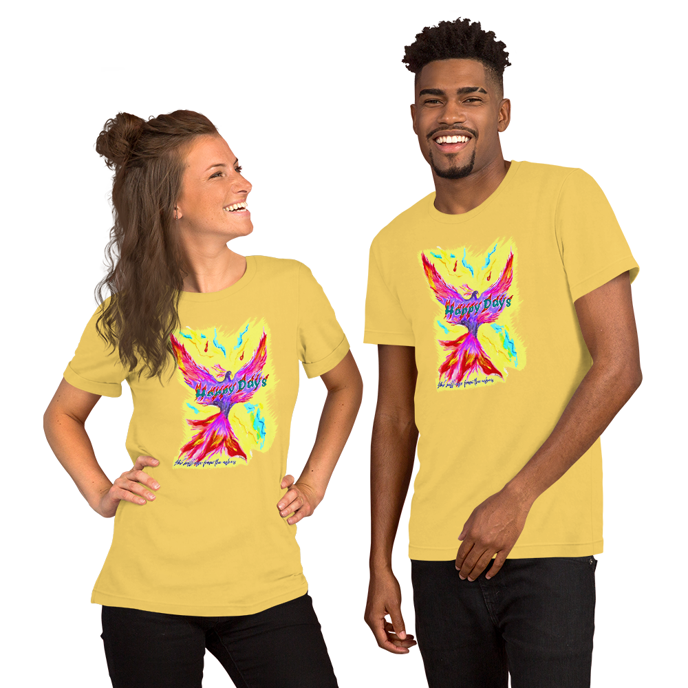 This range of tees features, dreamy, fantasy artwork and inspirational slogans