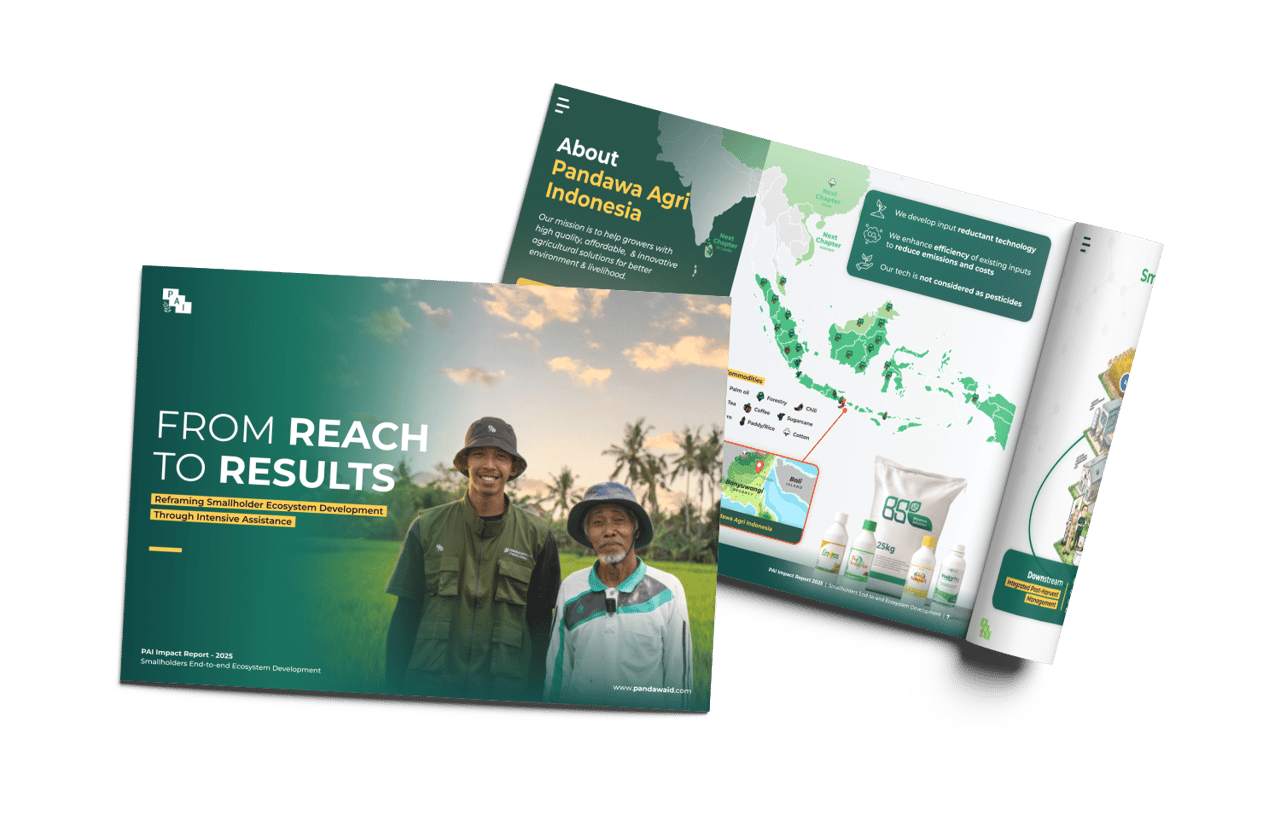 Pandawa Agri Indonesia Perkuat Ekosistem Petani Swadaya melalui Pendampingan Intensif, Produktivitas Naik Lebih dari 20% Pandawa Agri Indonesia | Laporan Dampak 2025
