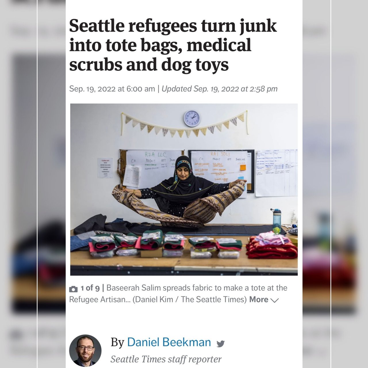 seattle times refugee artisan initiative 