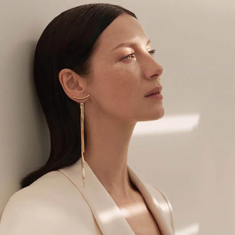 Beauty for Ears, For Years: Our luminous Alloy earrings will endure stylishly for years. They become the go-to choice in many women’s daily jewelry collections. Consider gifting these exquisite earrings to your loved ones, too—recipients are sure to be delighted. Shine on with stately elegance in our Elegant Long Tassel Thread Glossy Arc Geometric Earrings for Women