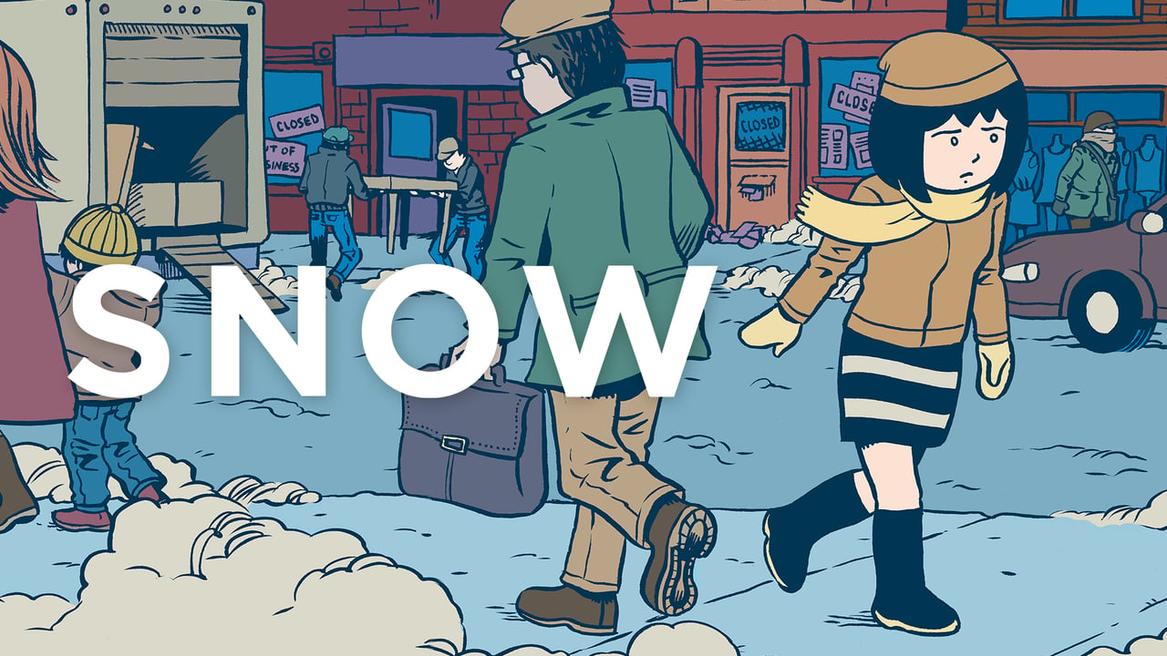 Cover image for "Snow" graphic novel