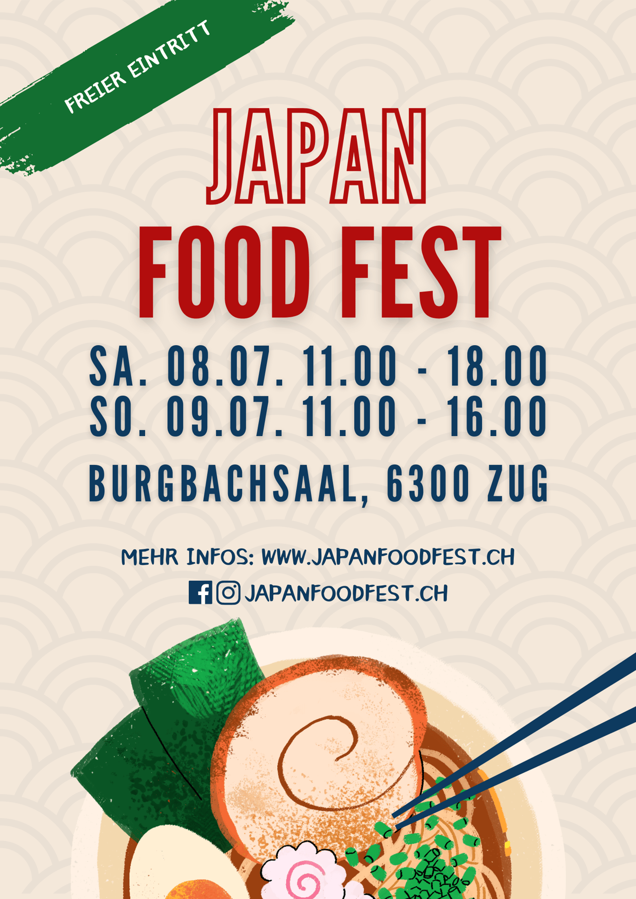 Japan Food fest poster