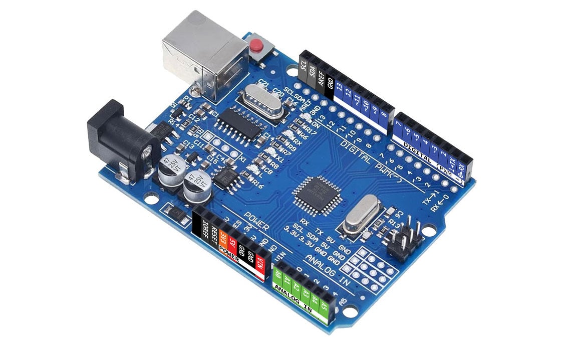 Mete Hoca Arduino Header Etiketi
