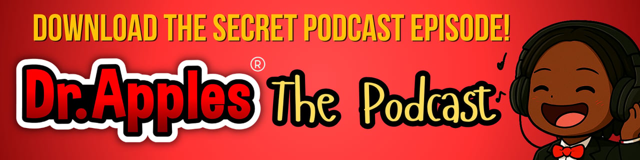 Funny podcast, comedy, dr. apples, fictional folklore