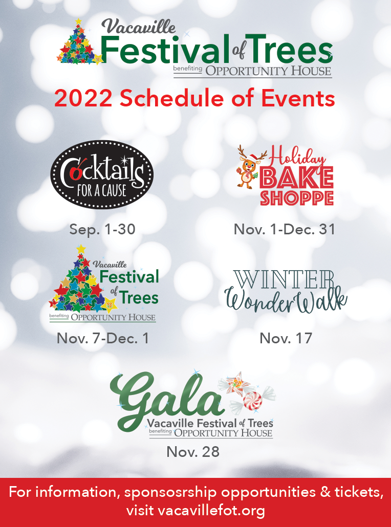 2022 Festival of Trees Schedule of Events