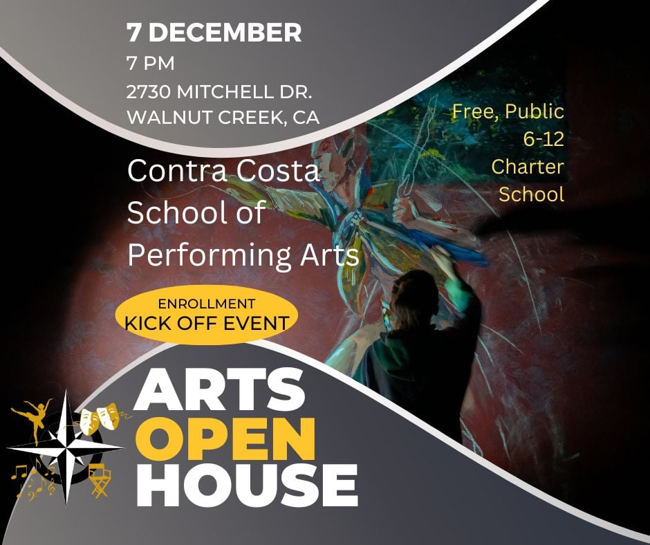 Enrollment for 23-24 is kicking off with an Arts Open House on 12/7 at 7 pm.