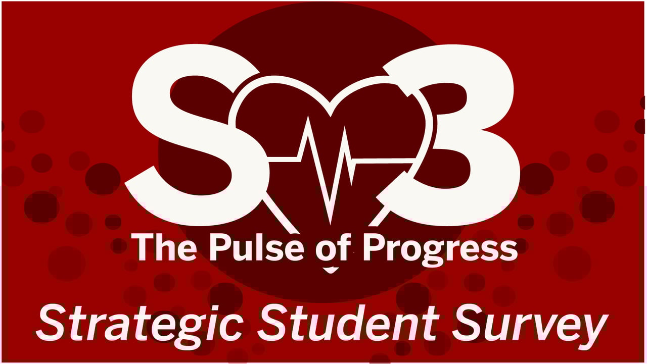 A logo of a heart with a monitor line, "S3, the Pulse of Progress"