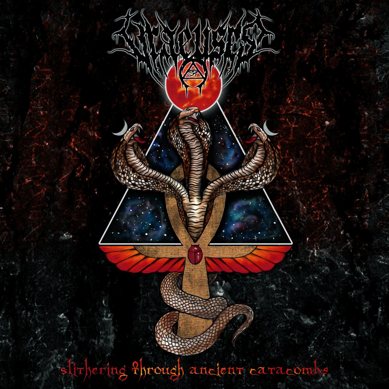 Uraeuses - slithering through ancient catacombs cover art