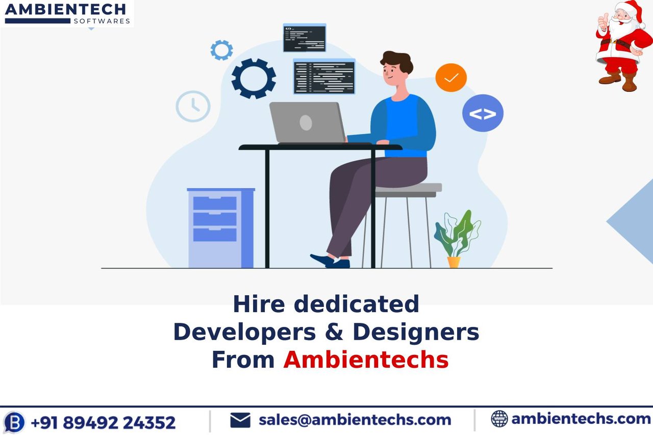 Looking to hire dedicated Developers & Designers in India, USA, UK, UAE, Australia? Hire dedicated web & mobile developers, designers at Ambientechs. Hire a developer & Designers now - Ambientechs
