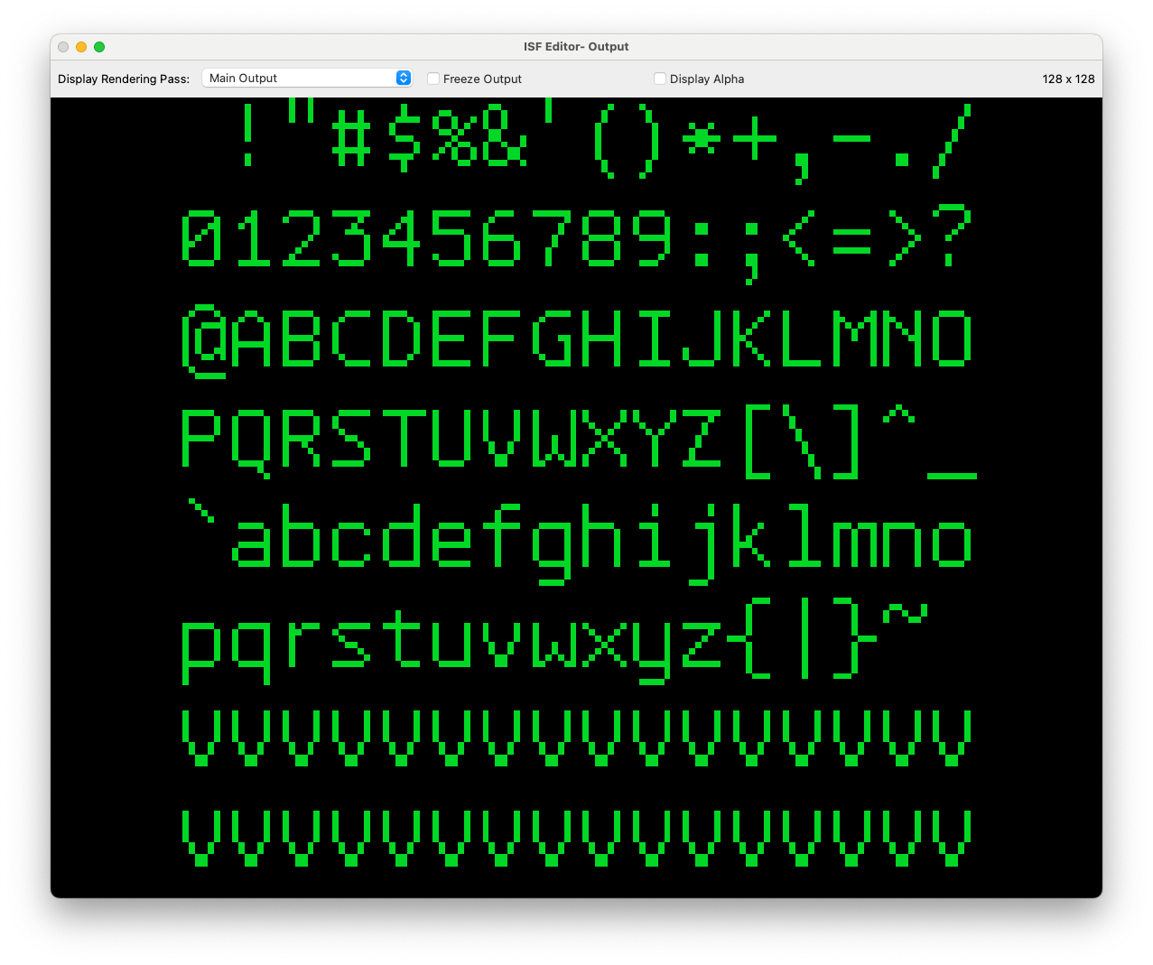 Techniques for drawing text in GLSL