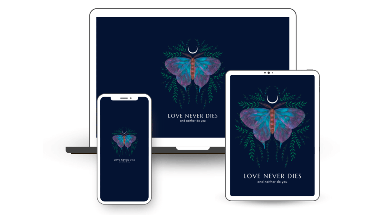 love never dies cover