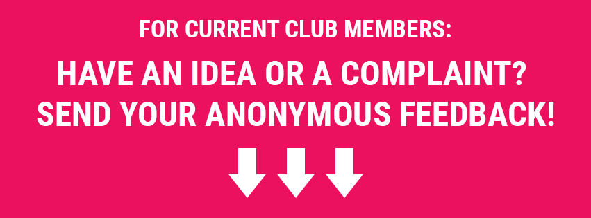 HAVE AN IDEA OR A COMPLAINT?  ‌SEND YOUR ANONYMOUS FEEDBACK!