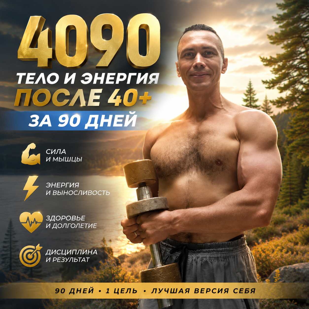 Тело и энергия после 40+ за 90 дней