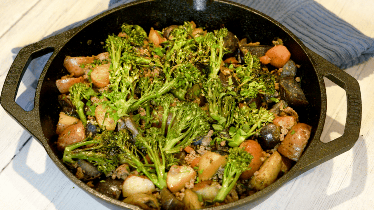 Gourmend Low FODMAP Potato and Beef Skillet Recipe