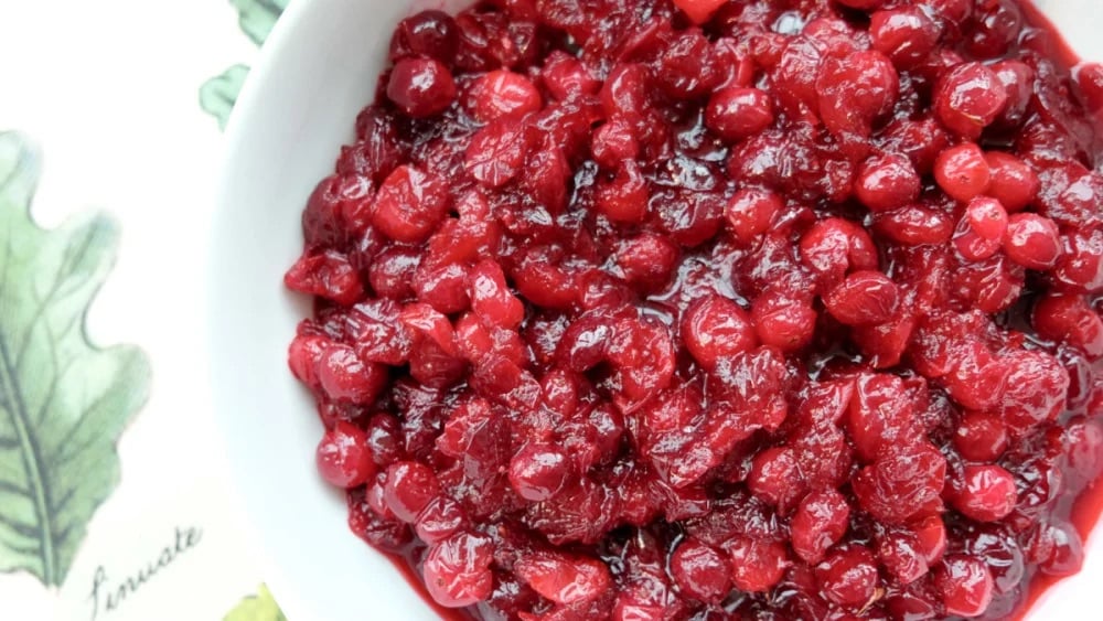 Low FODMAP Cranberry Sauce