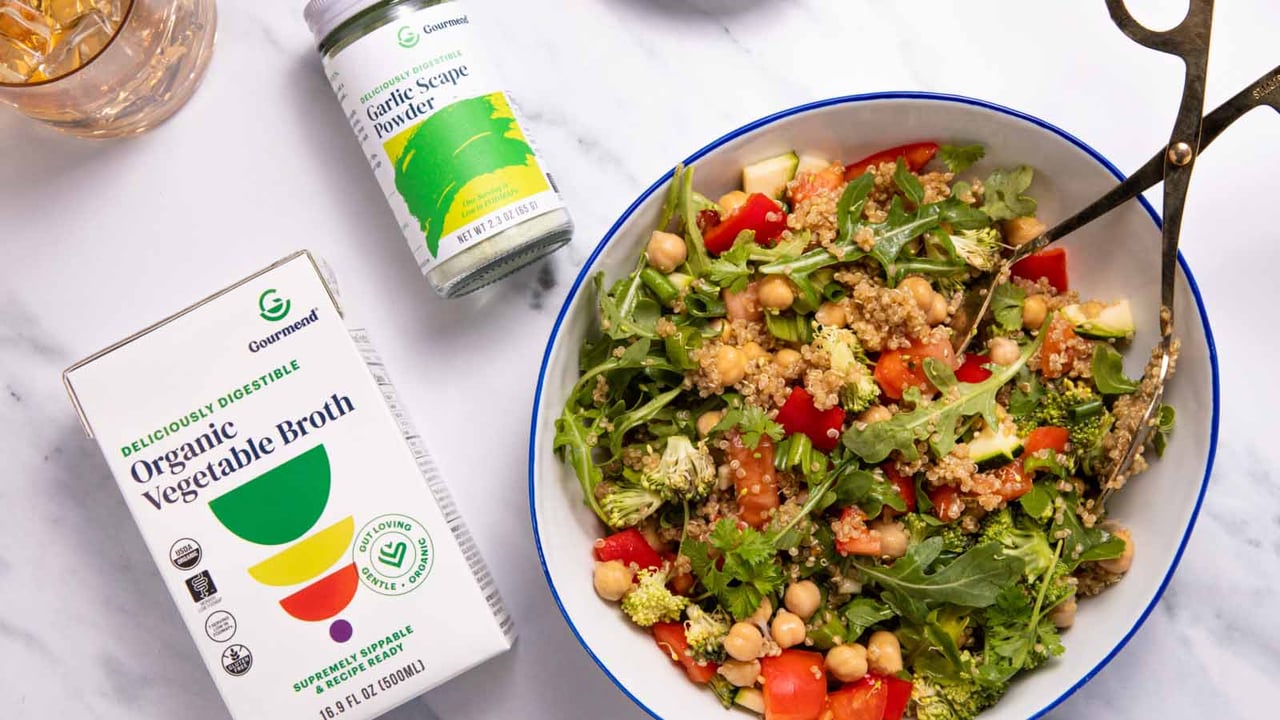 Gourmend Low FODMAP Vegetable Quinoa Salad Recipe