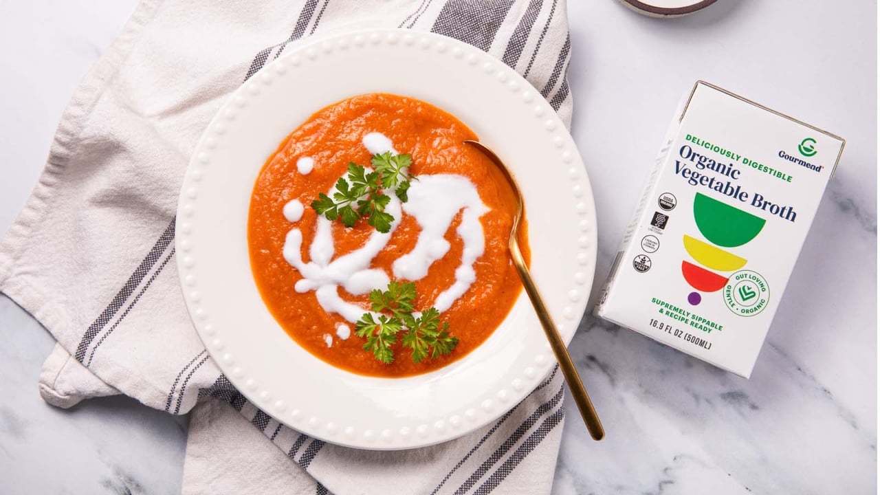 Gourmend Low FODMAP Carrot Ginger Soup