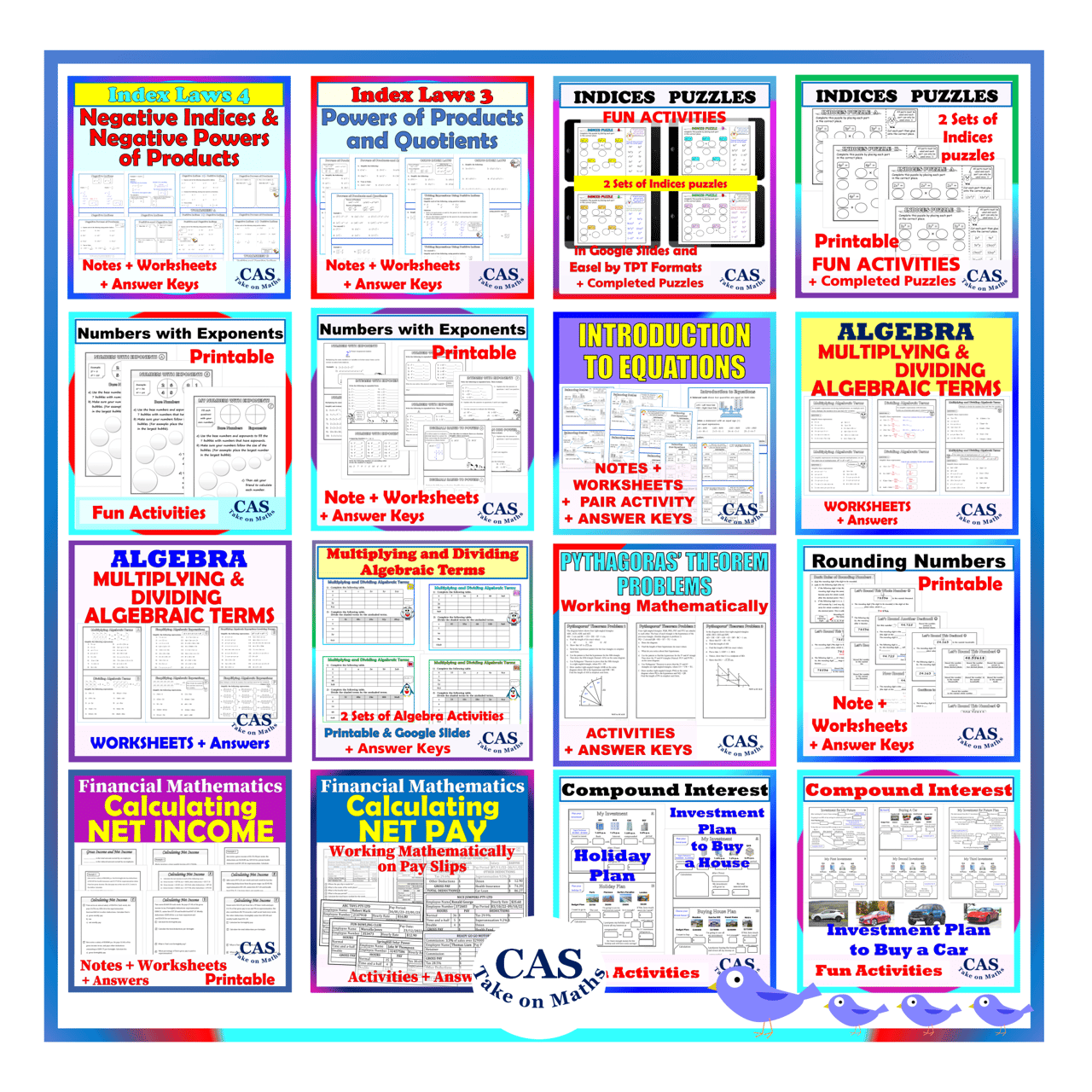 CAs Take on Maths New Resources