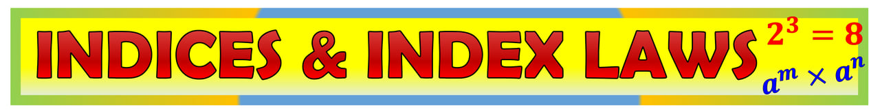 Indices and Index Laws