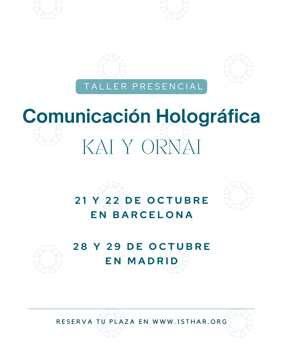 ¡Únicas fechas en España!