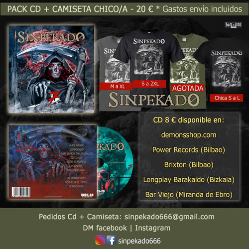 Sinpekado Cd + Camiseta 