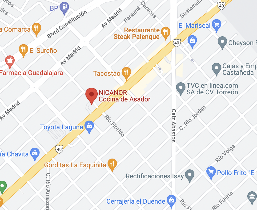 Ubicación de Nicanor