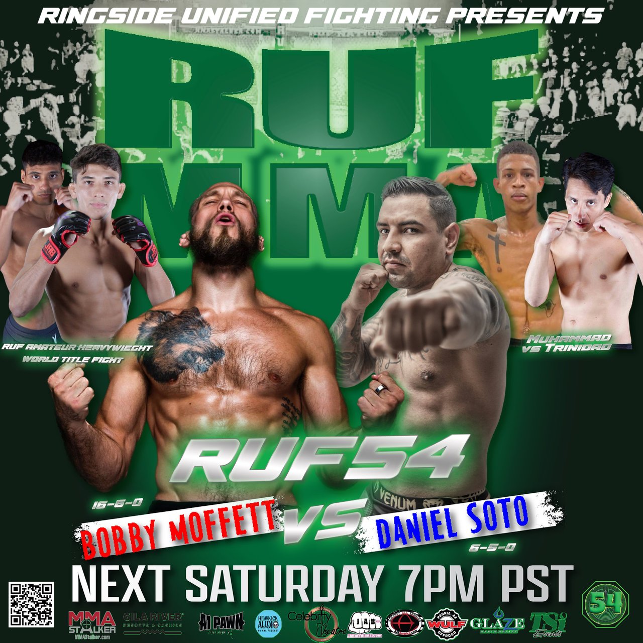 RUF MMA 54- Main event, co-main event and title bouts 