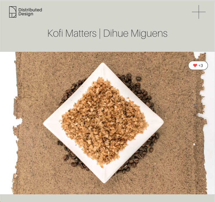 Kofi Matters - Distributed Design Award