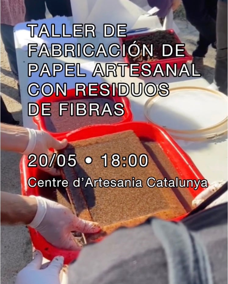 FABRICACIÓ ARTESANAL DE PAPER AMB RESIDUS DE FIBRES