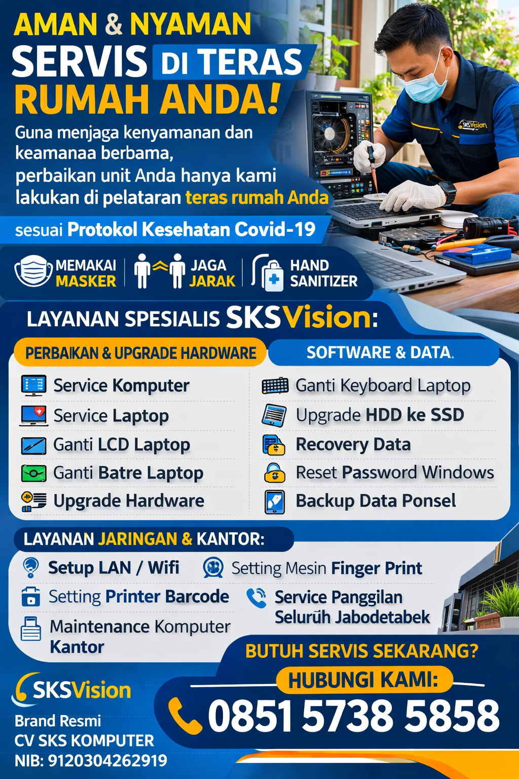 Jasa Service Komputer Panggilan