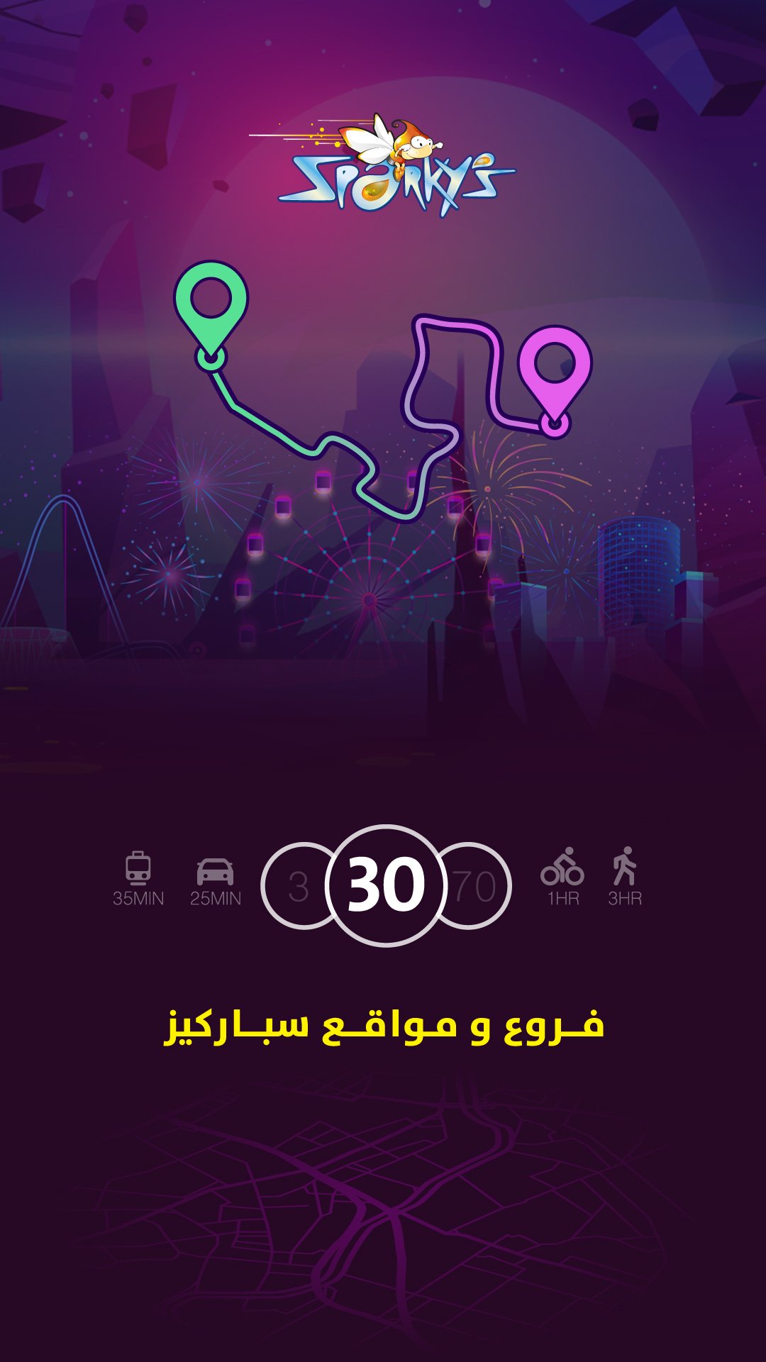 Sparky's Locations | مواقع سباركيز