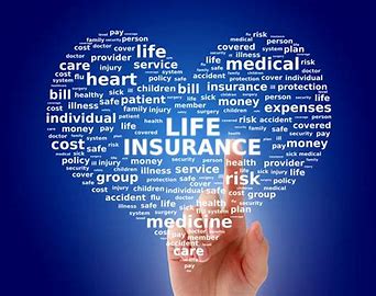 Life Insurance pictured center of heart shape