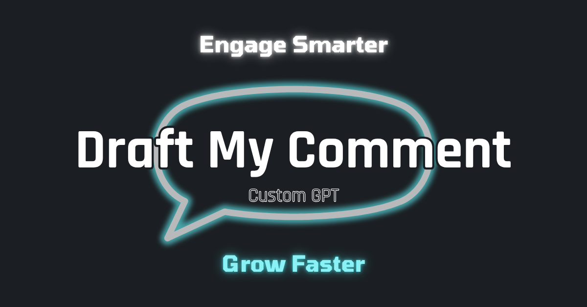 Draft My Comment | Generate custom suggestions for comments and replies.