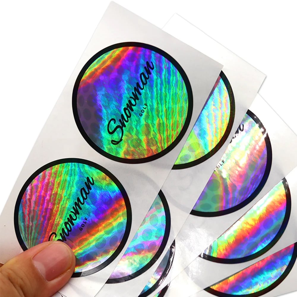 Custom-Printed Metallic Stickers